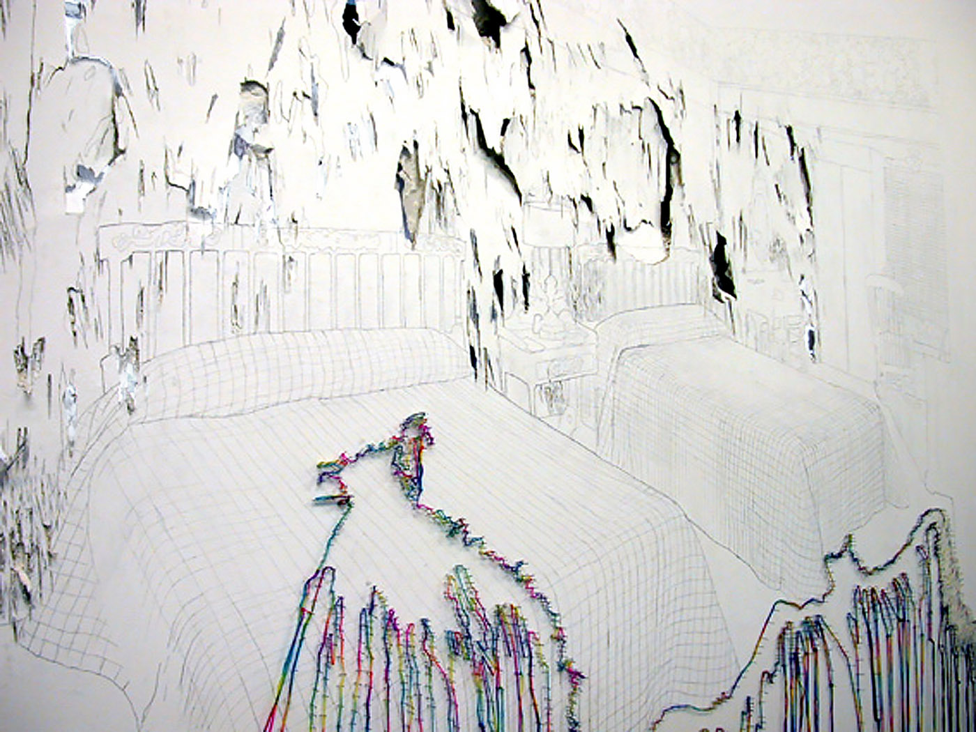 The Way Things Don't — installation view, Five Years Gallery, London, 2002