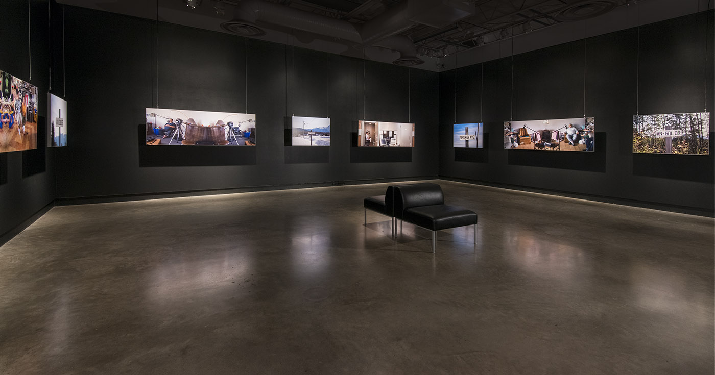 Anspayaxw at the Surrey Art Gallery, Vancouver, 2015